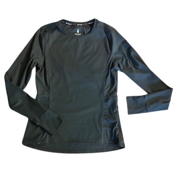 Spyder Active Black Long Sleeve Performance Base Layer Top – Women’s M - Picture 2 of 7